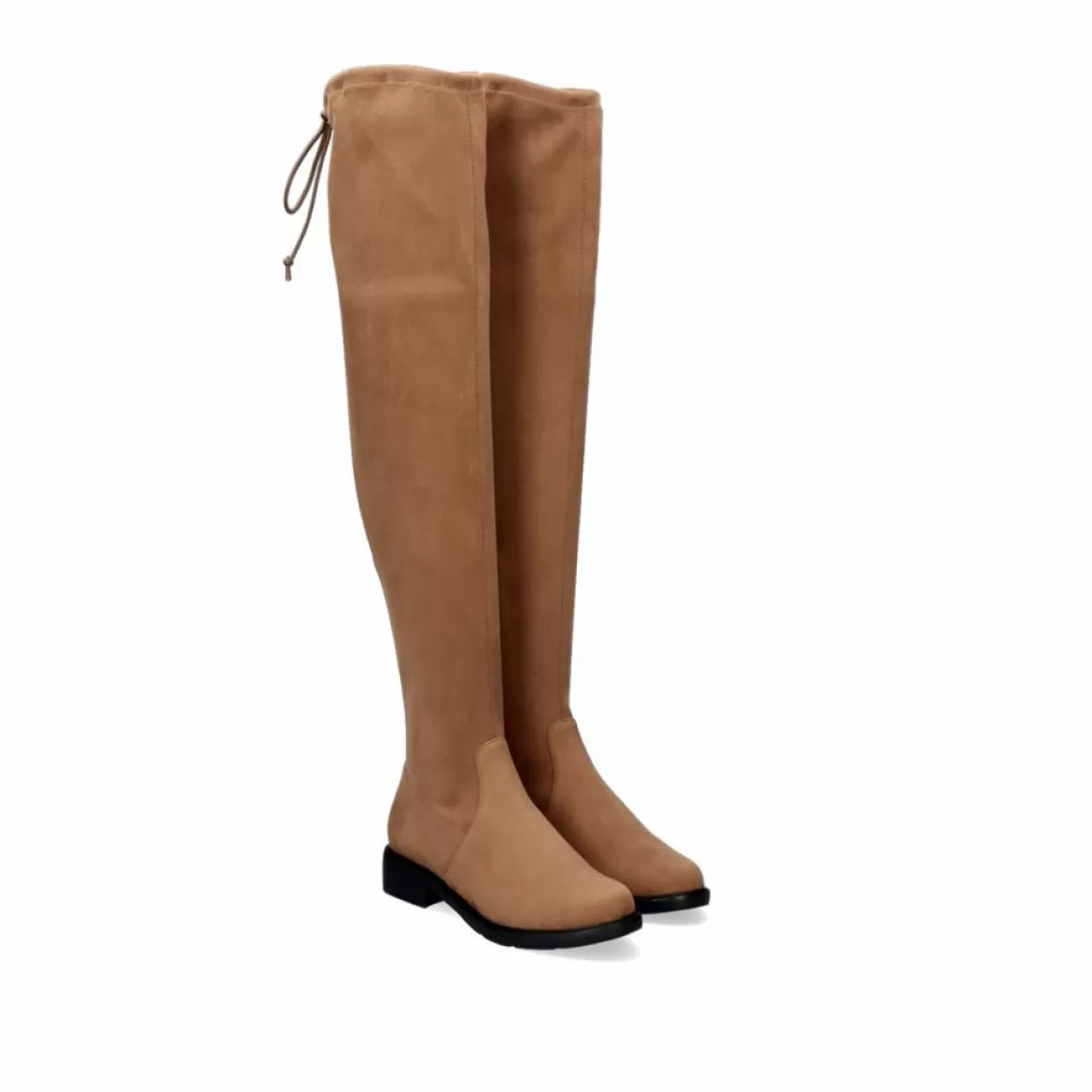 Exe Shoes Botas>Bota Alta Estilo Mosqueteiro Veronica-843 De Microfibra En Camel