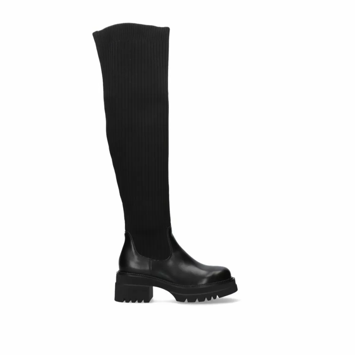 Exe Shoes Botas>Bota Alta Meia Estilo B079-H1035 Preto