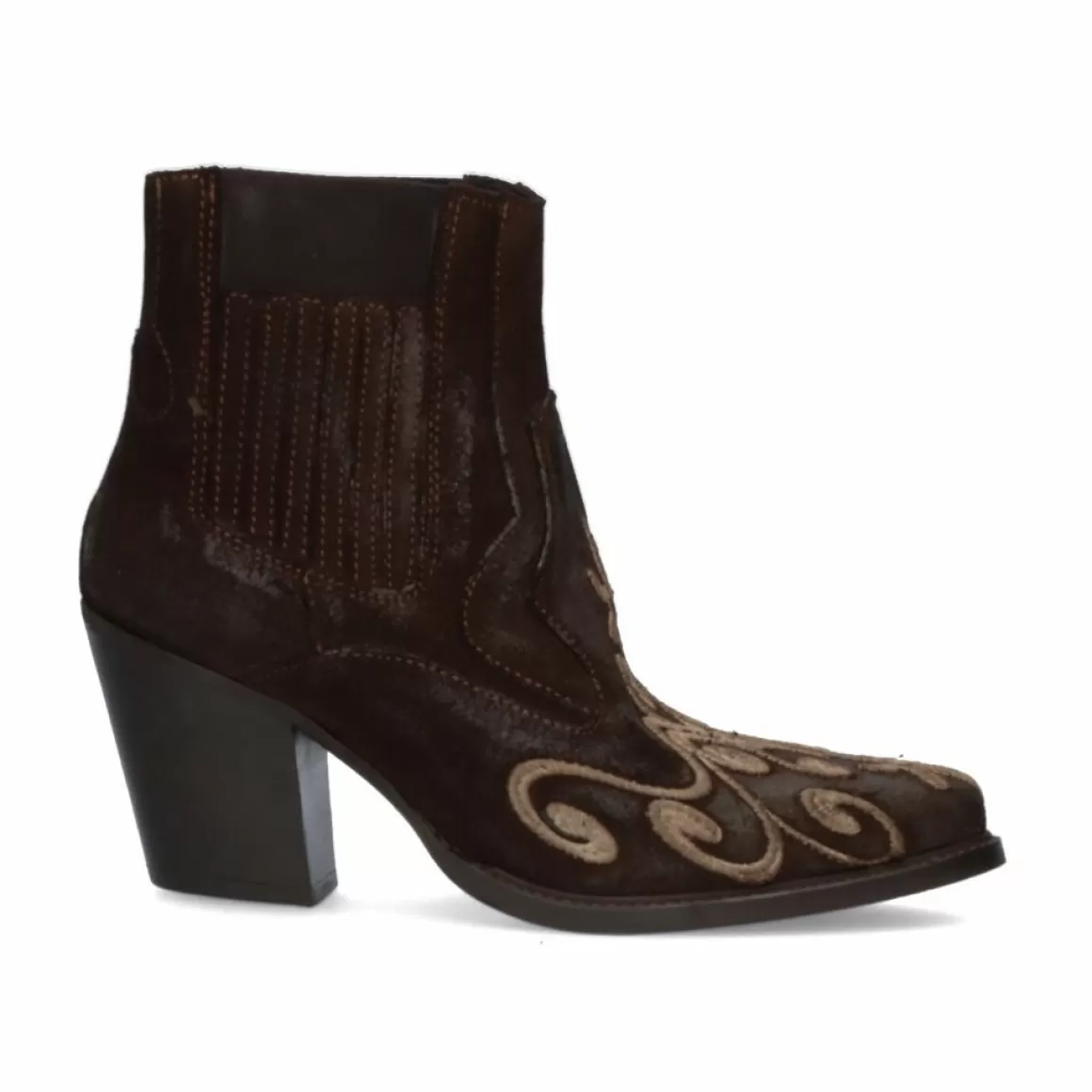 Exe Shoes Botinhas>Bota Cowboy Oregon-674 Brown