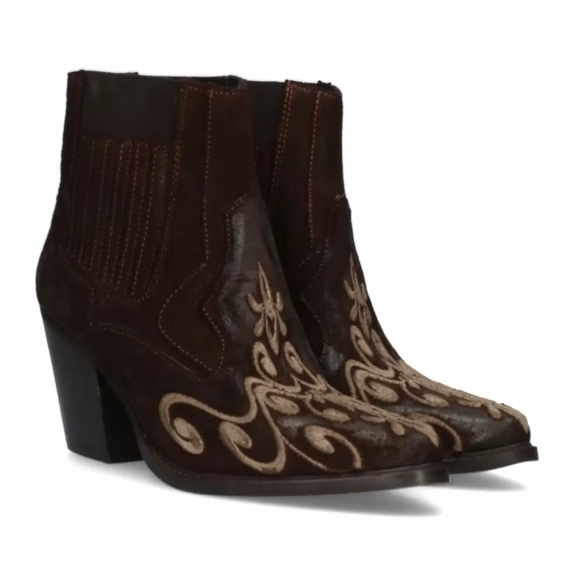 Exe Shoes Botinhas>Bota Cowboy Oregon-674 Brown