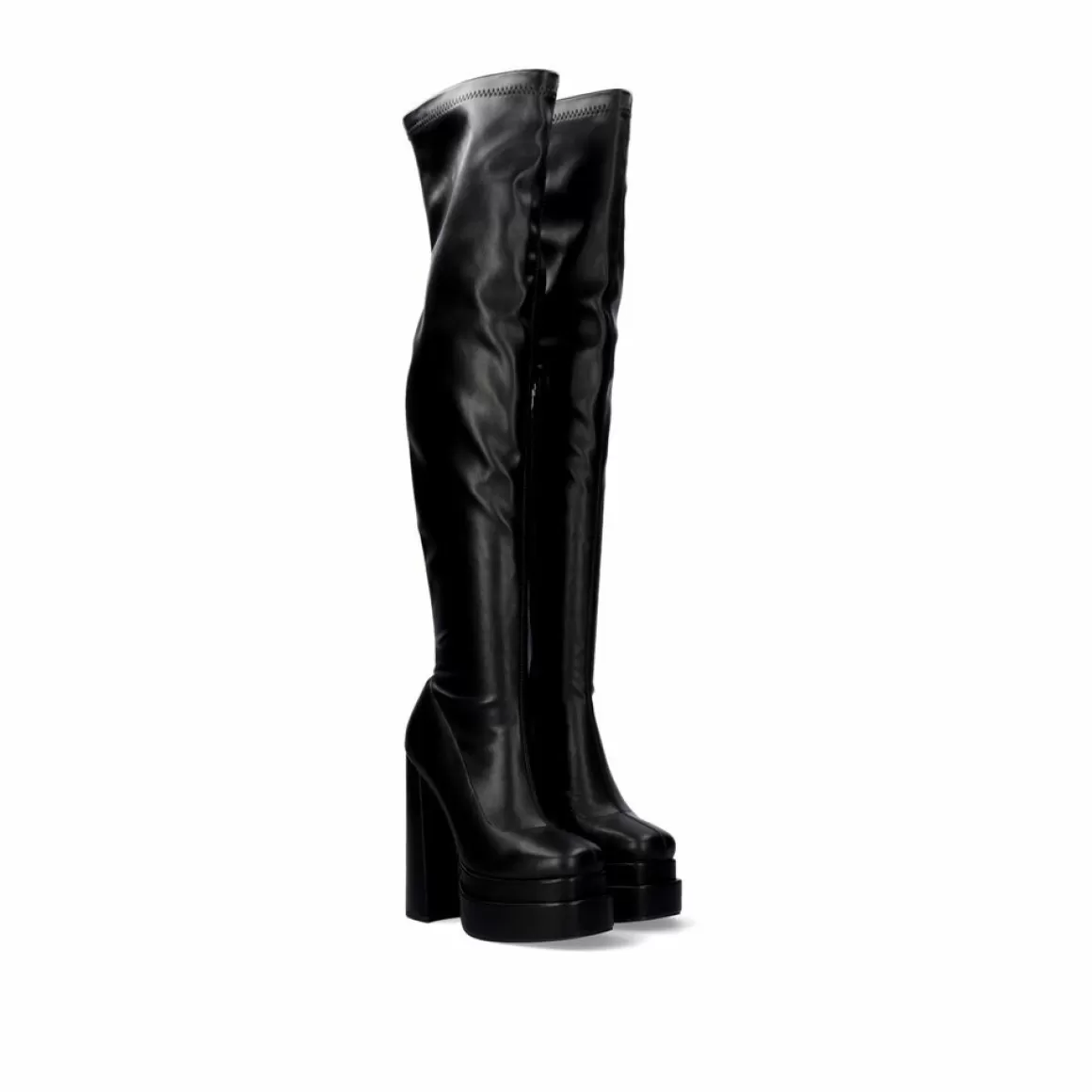 Exe Shoes Botas>Bota De Salto Alto E Plataforma Dupla T3826-M2737 Em Preto