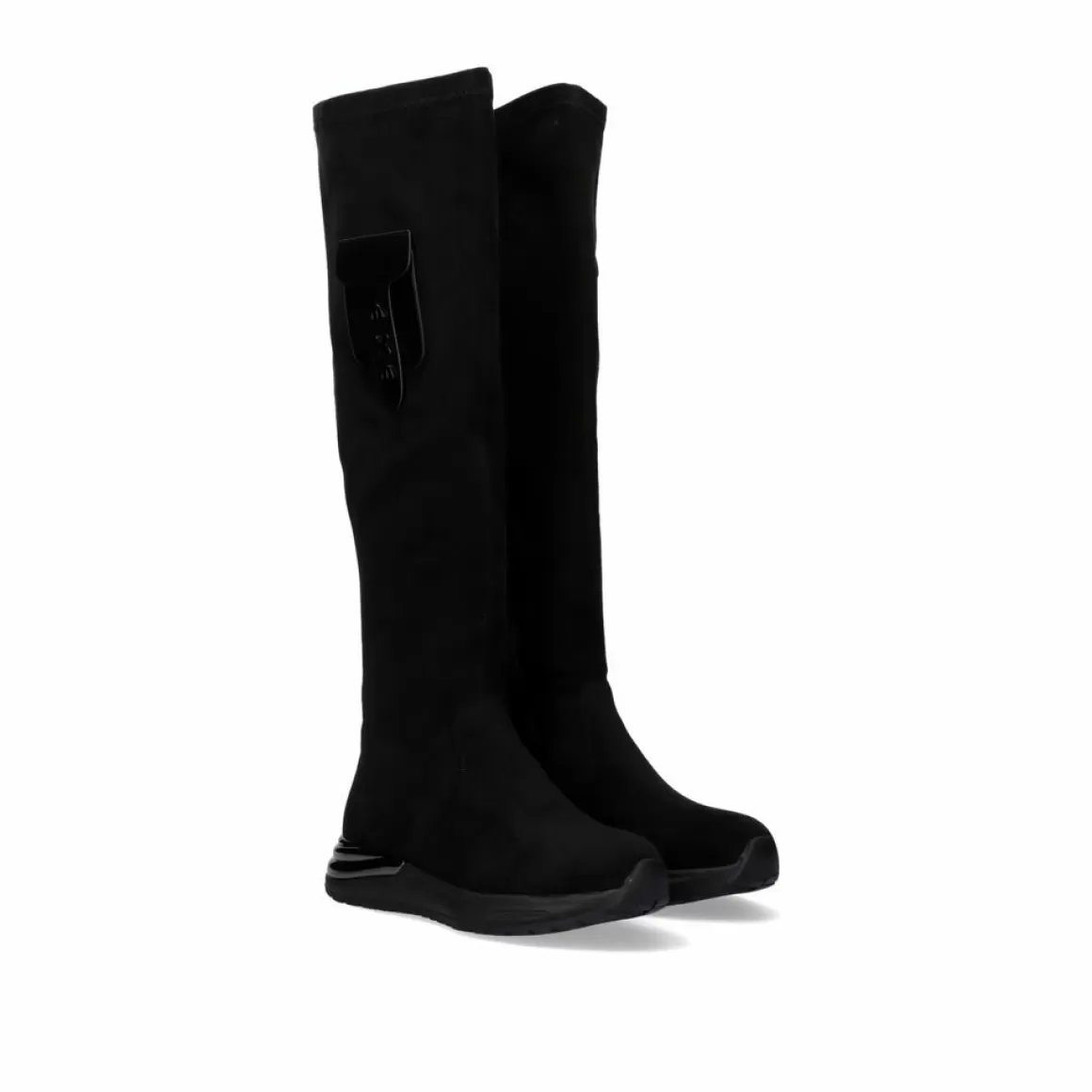 Exe Shoes Botas>Bota De Salto Alto Em Couro Y2315-H313 Em Preto
