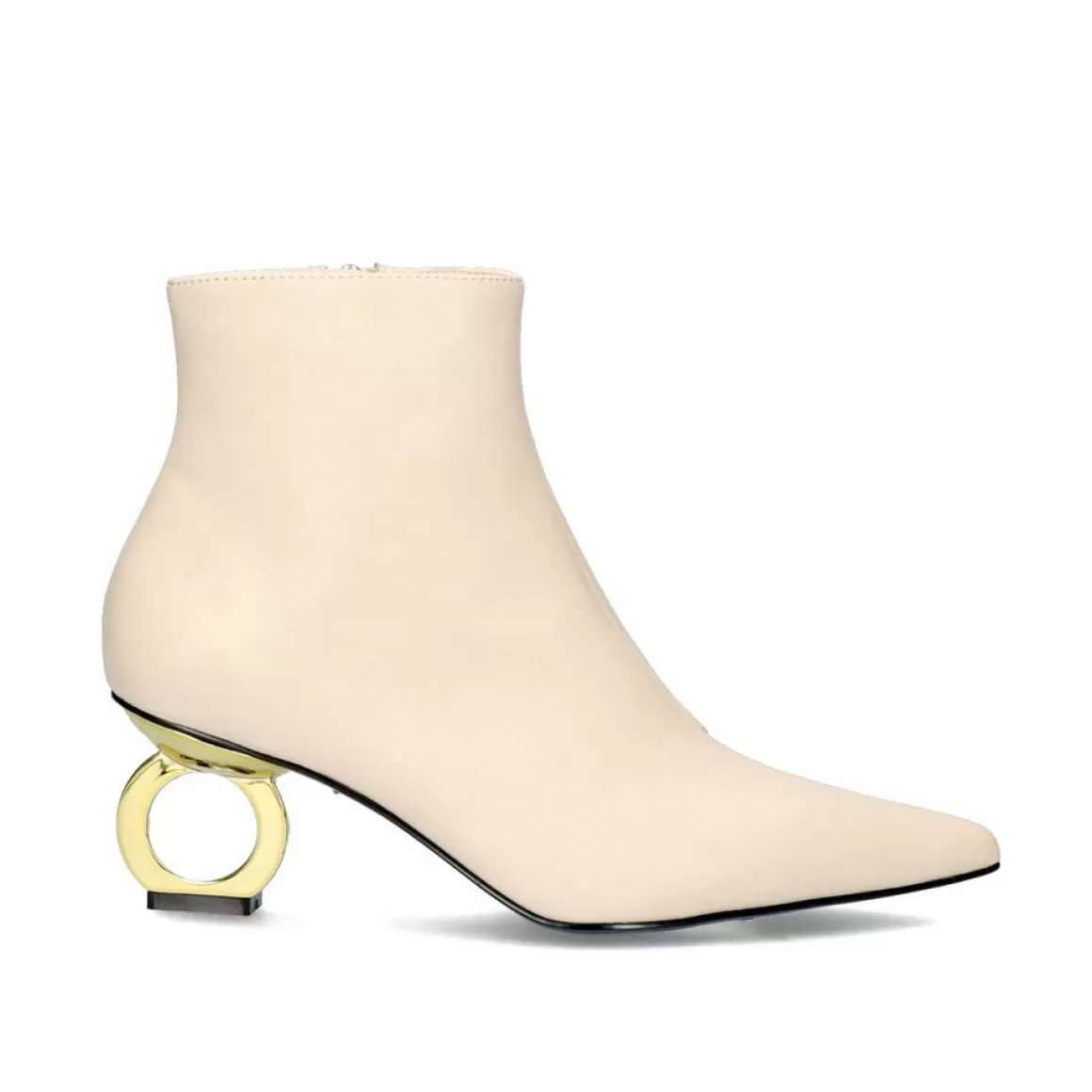 Exe Shoes Botinhas>Bota De Salto Circular Bruna-612 Ice