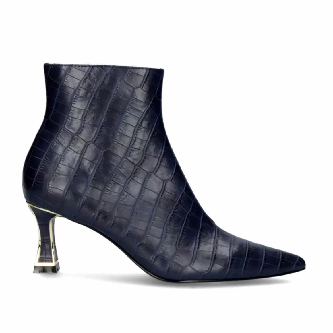 Exe Shoes Botinhas>Bota De Salto Fino Erica-311 Azul Croco