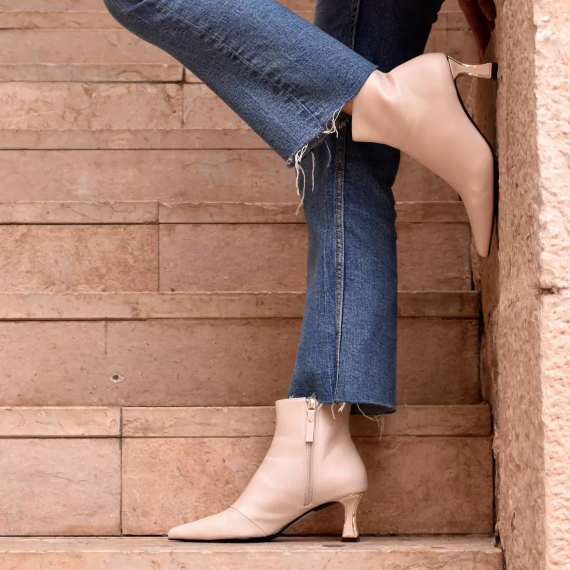Exe Shoes Botinhas>Bota De Salto Fino Erica-311 Ice