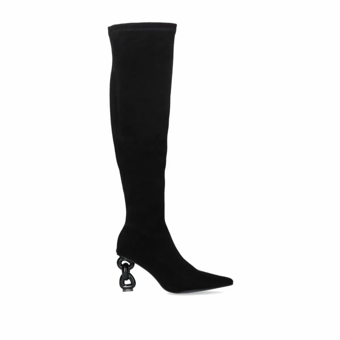 Exe Shoes Botas>Bota De Salto Samantha-442 Microfiber Preto