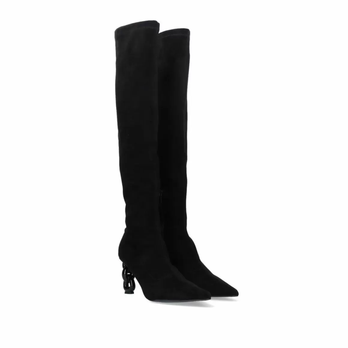 Exe Shoes Botas>Bota De Salto Samantha-442 Microfiber Preto
