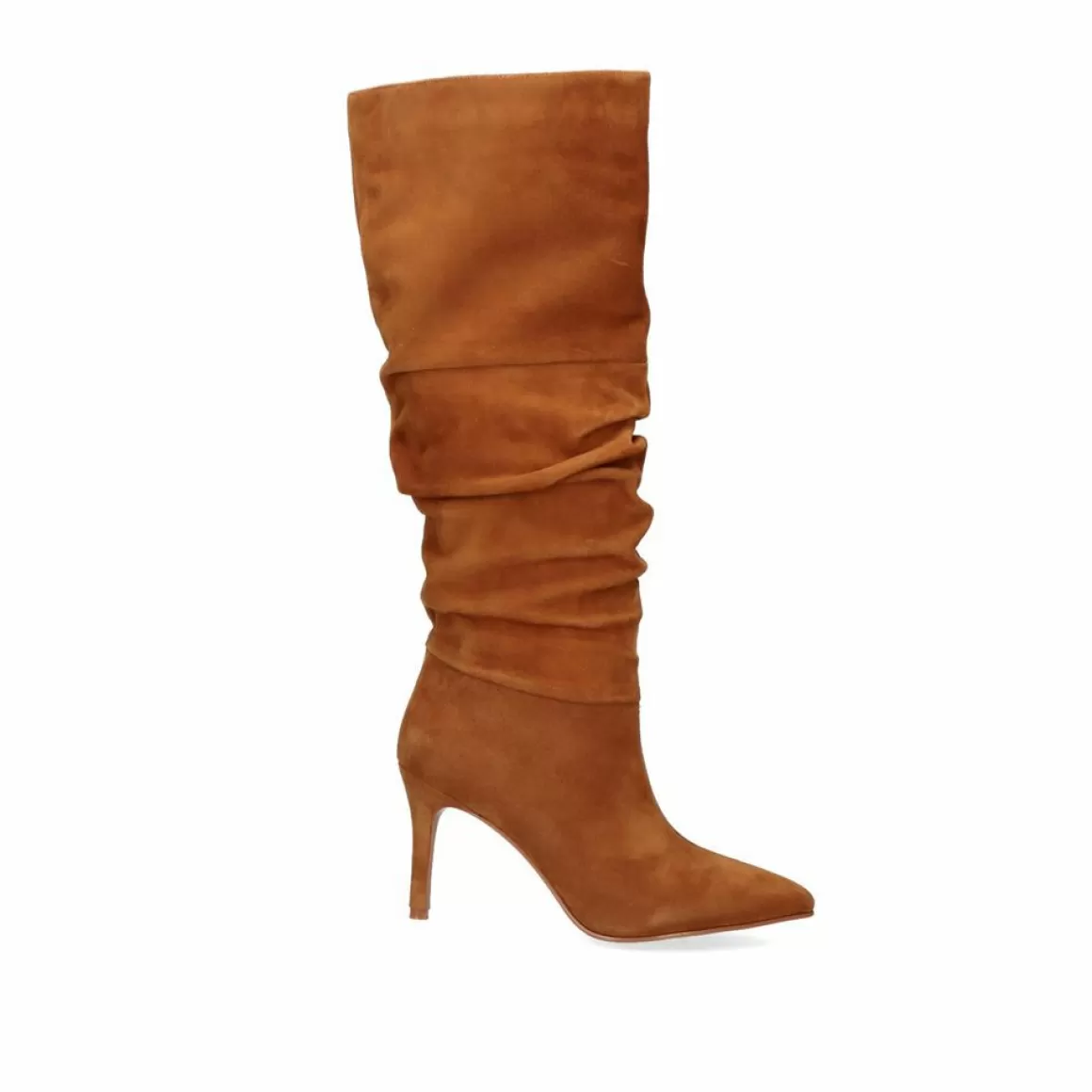 Exe Shoes Botas>Bota Drapeada Diana-120 Camel Suede