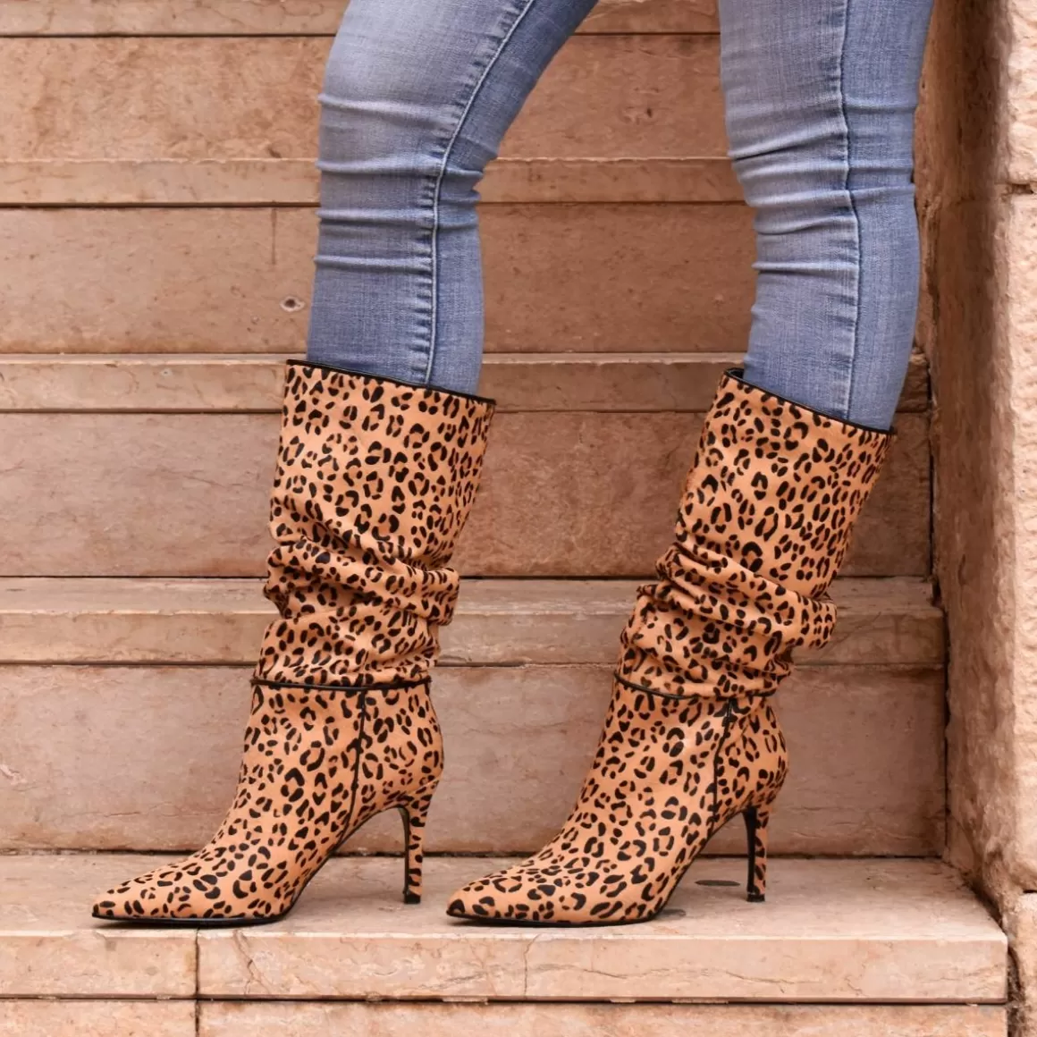 Exe Shoes Botas>Bota Drapeada Diana-125 Leopard