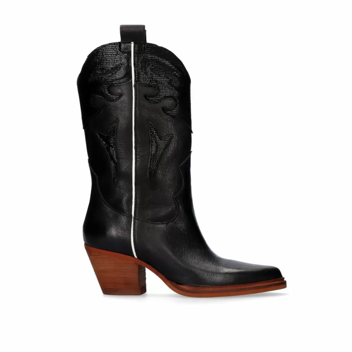 Exe Shoes Botas>Bota Estilo Cowboy Free-9950 Black White