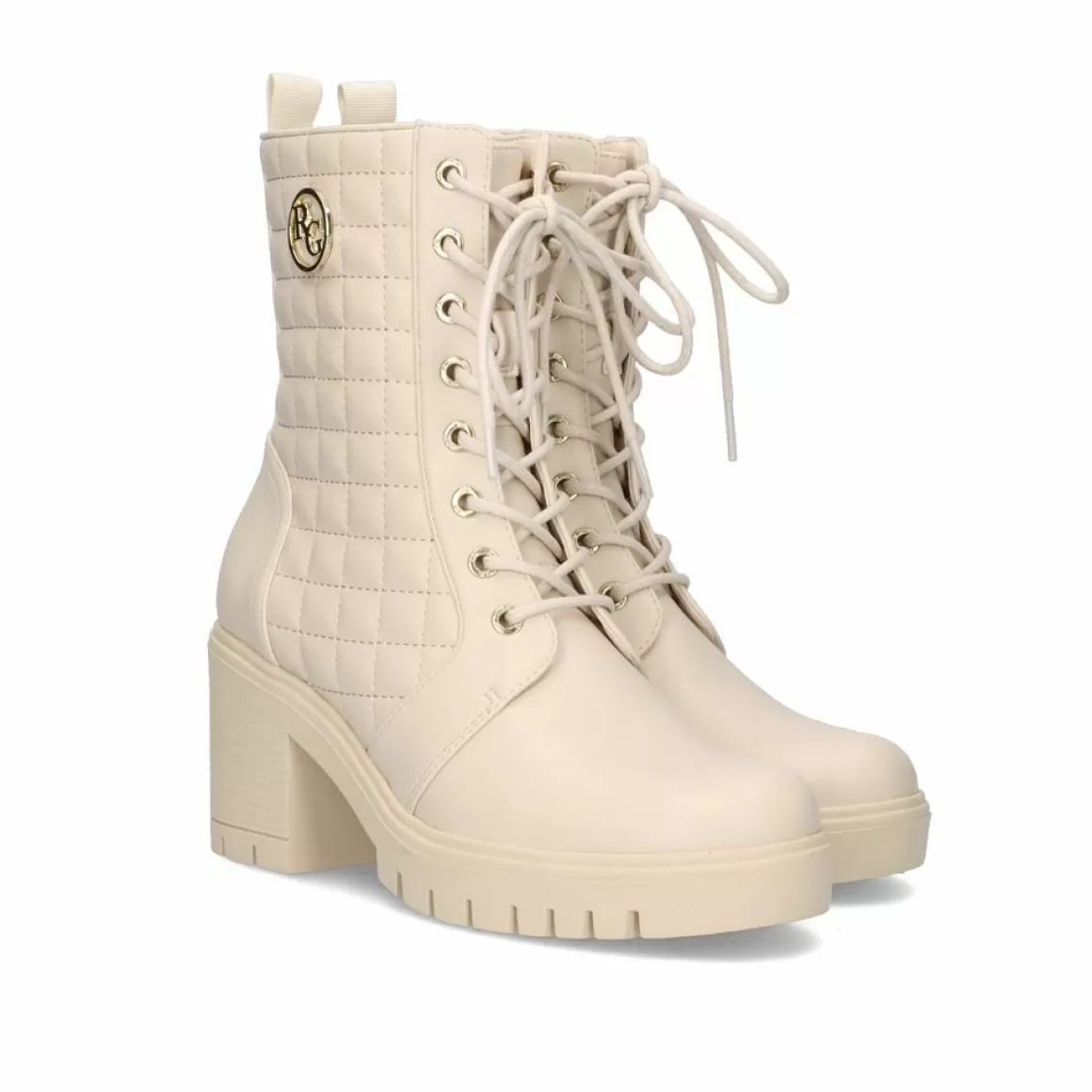 Exe Shoes Botinhas>Botas Estilo Militar Com Salto Rita-635 No Ice