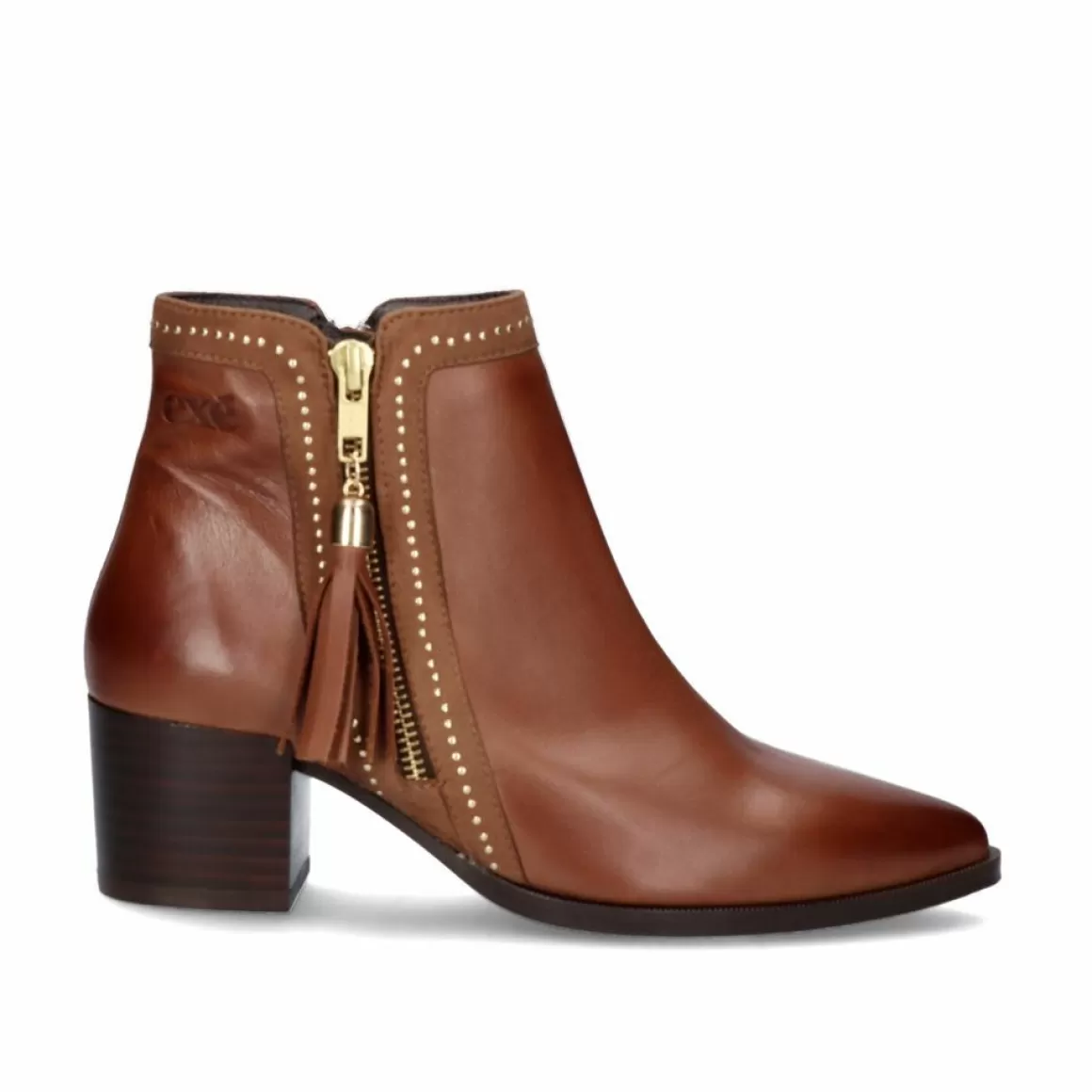 Exe Shoes Botinhas>Botina Com Salto 380K Brandy
