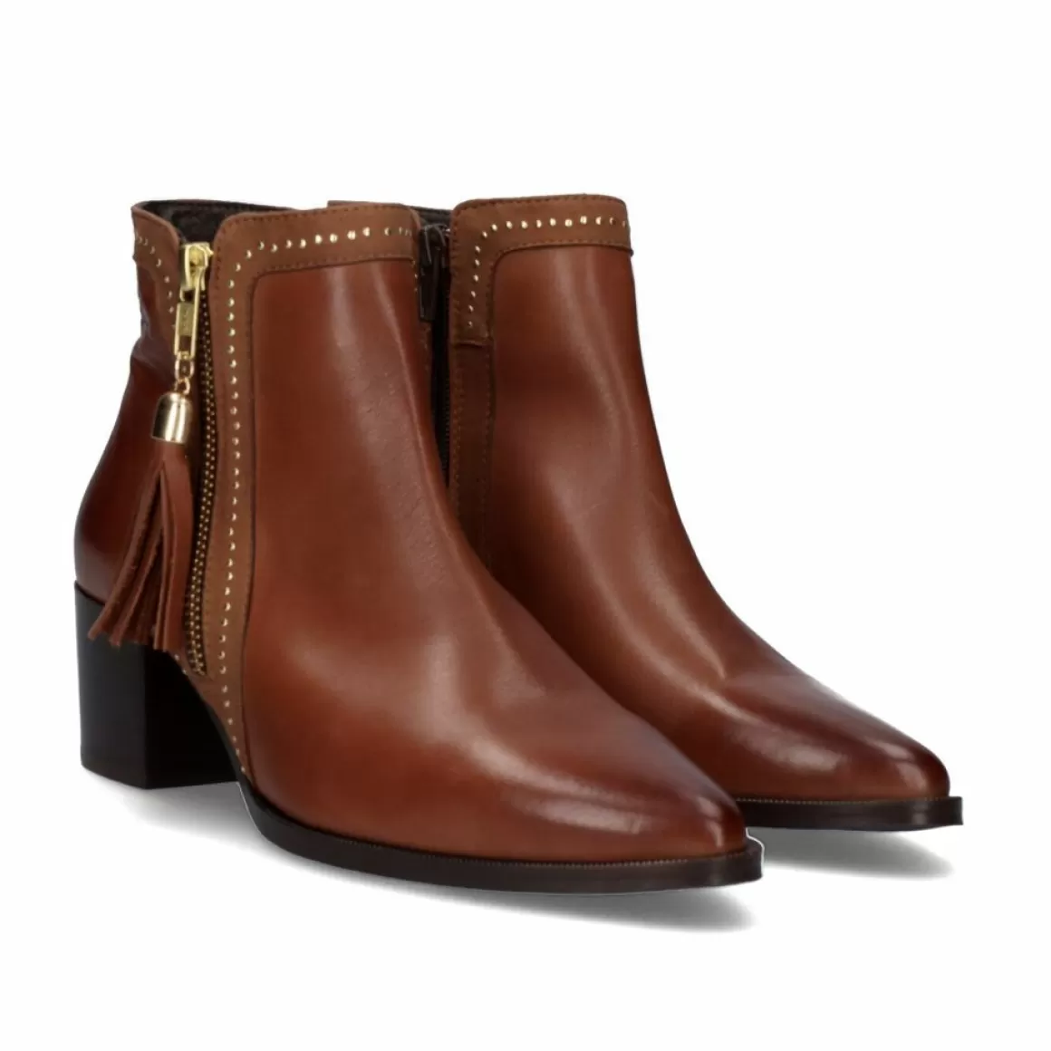 Exe Shoes Botinhas>Botina Com Salto 380K Brandy