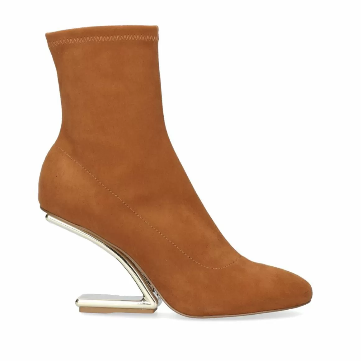 Exe Shoes Botins>Botins De Microfibra Maggie-600 Tan
