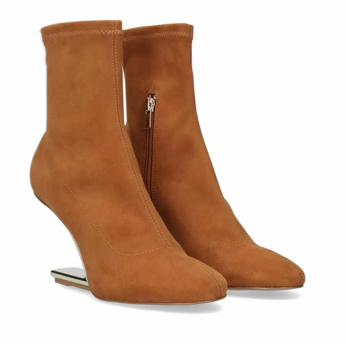 Exe Shoes Botins>Botins De Microfibra Maggie-600 Tan