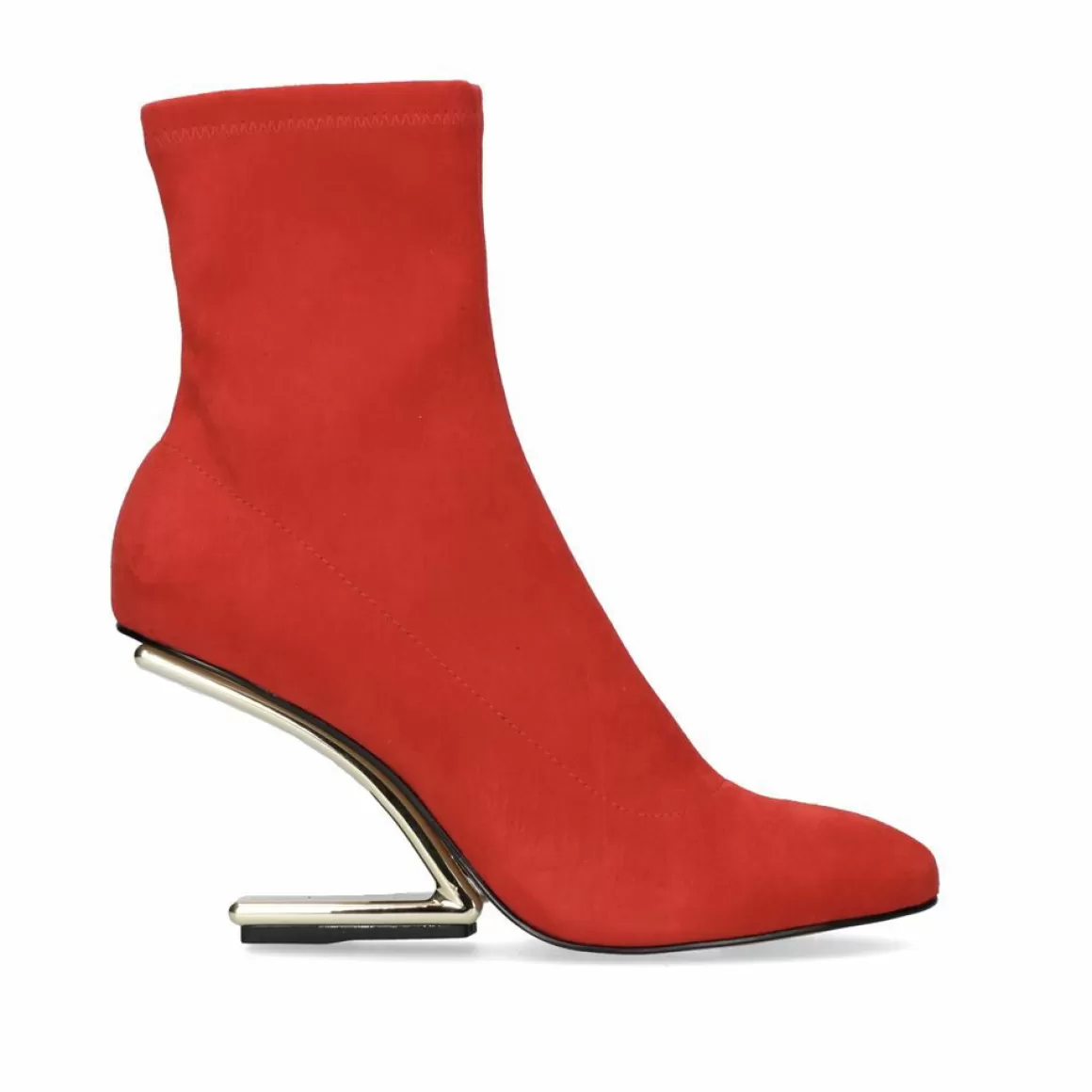 Exe Shoes Botins>Botins De Microfibra Maggie-600 Vermelhos