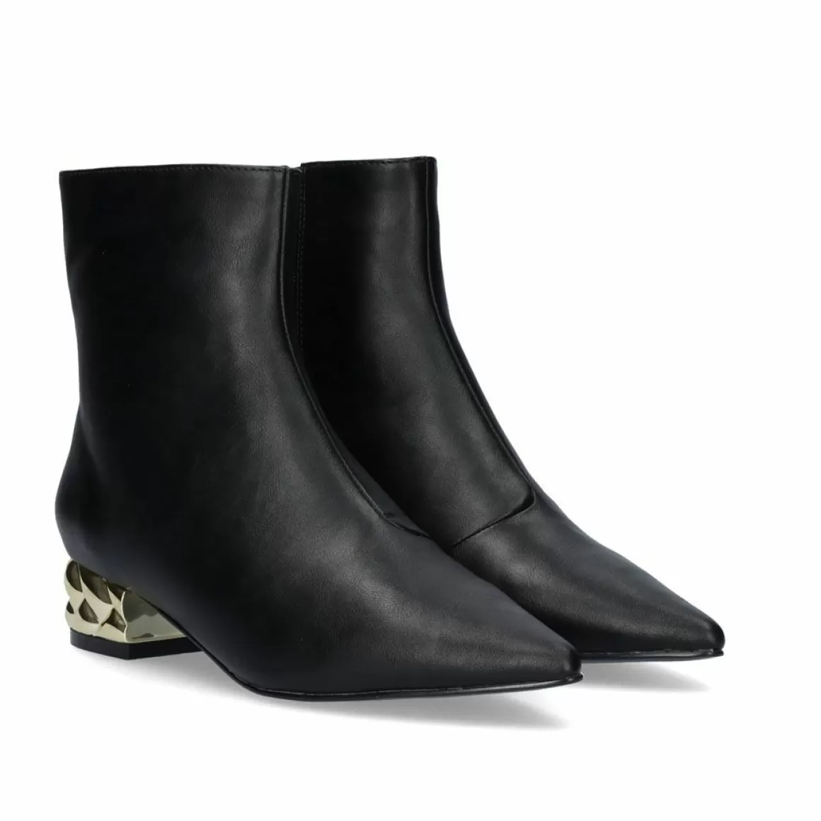 Exe Shoes Botins>Botins De Salto Baixo Latina-221 Preto