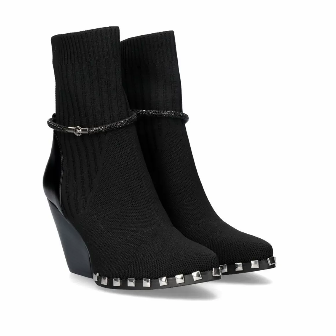 Exe Shoes Botins>Botins Estilo Meia B469-H1118 Preto