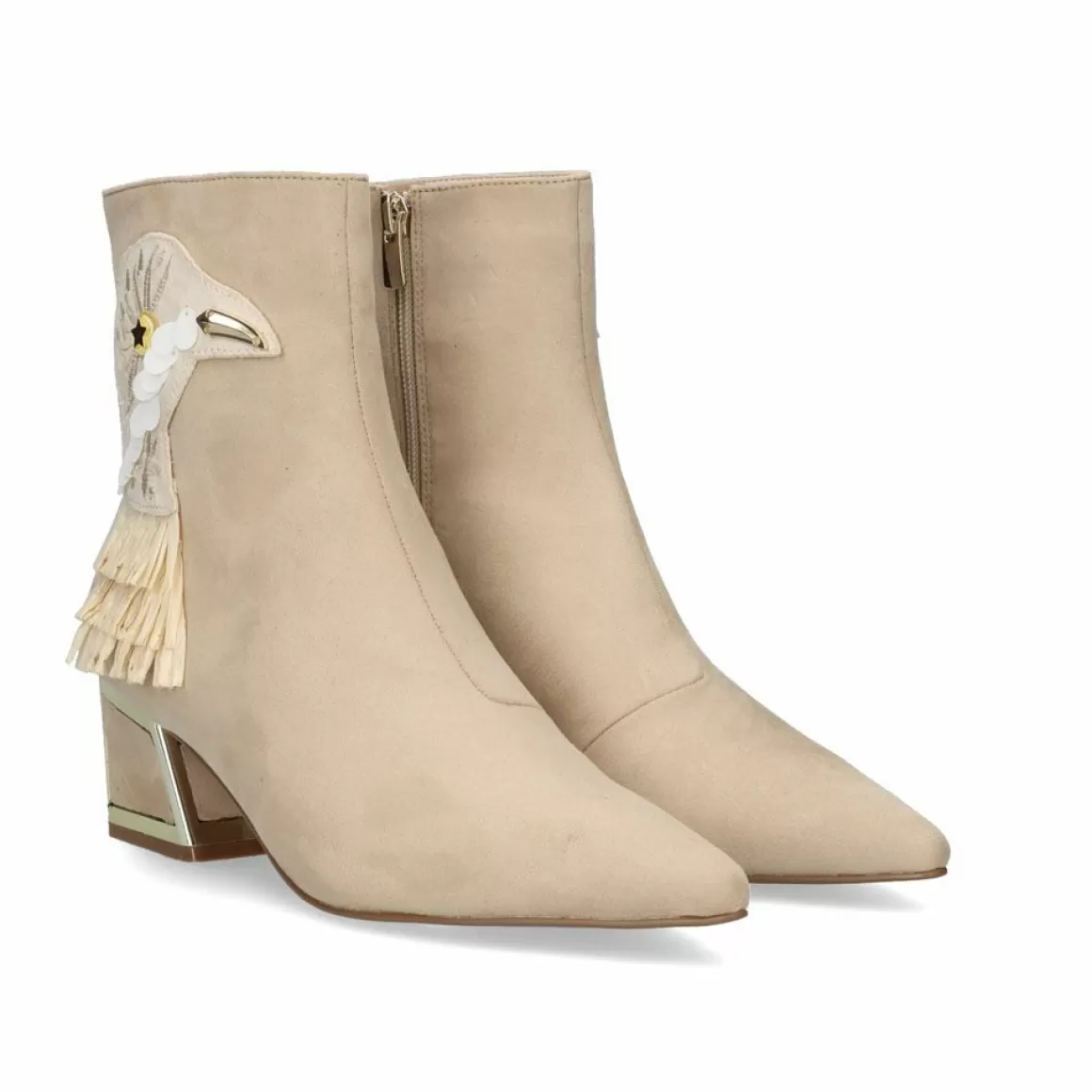 Exe Shoes Botins>Botins Exe De Salto Baixo Rio-332 Ice