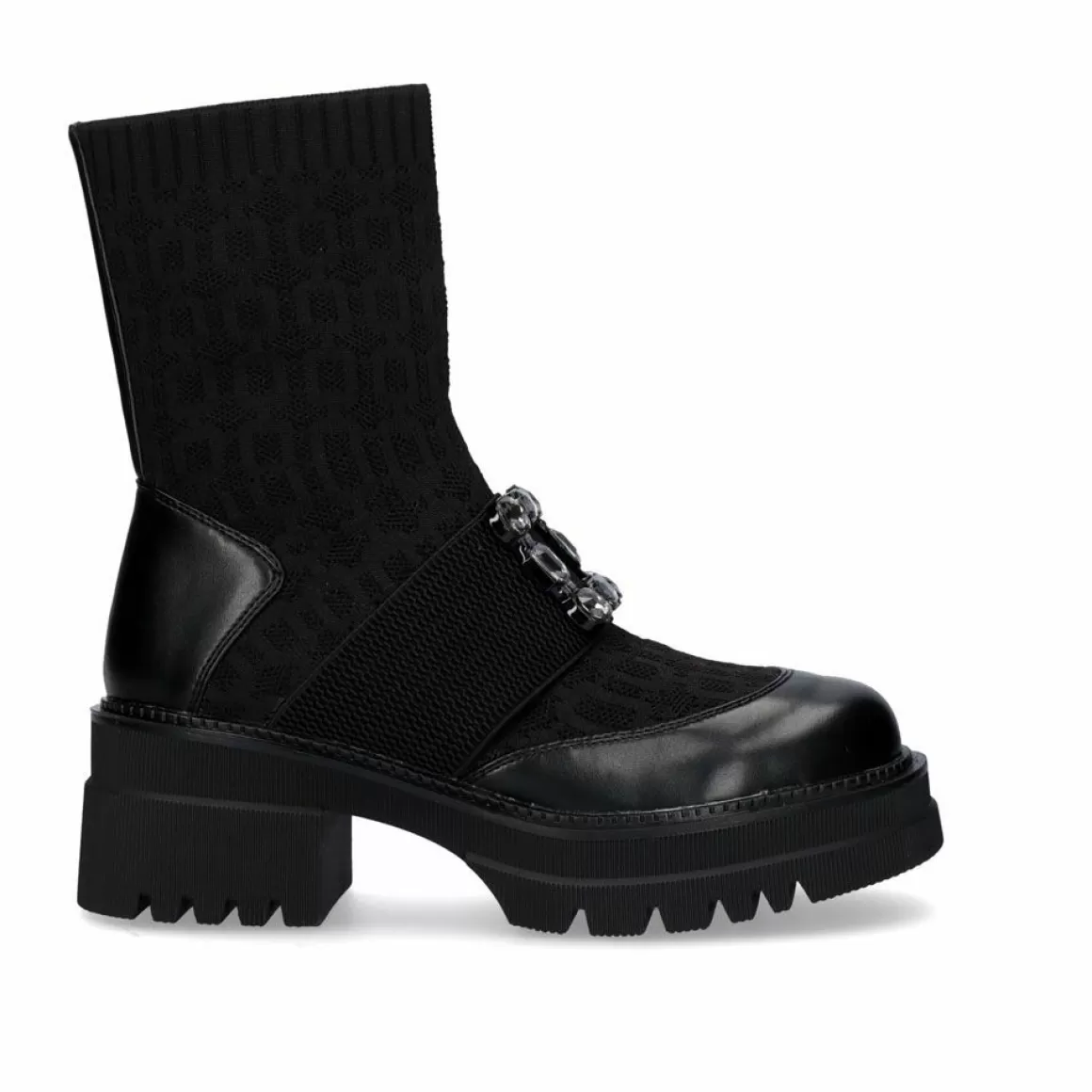Exe Shoes Botins>Botins Exe Estilo Meia B079-H1033 Preto