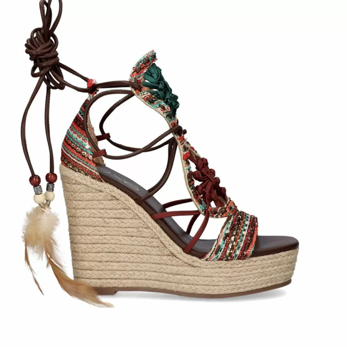 Exe Shoes Cunhas>Cunha Montana-705 Vermelho