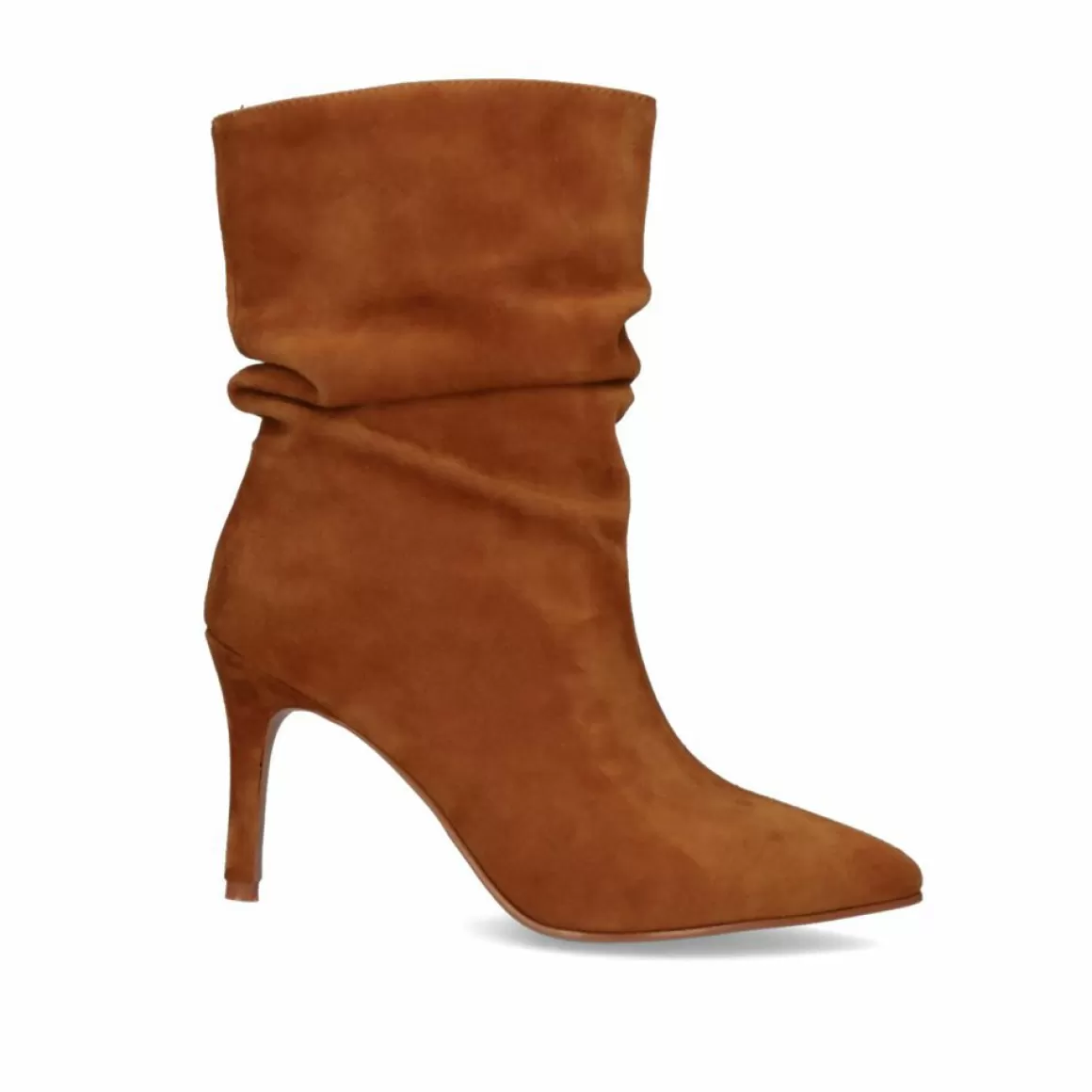 Exe Shoes Botinhas>Dragon Drapeado Diana-110 Camel Sude