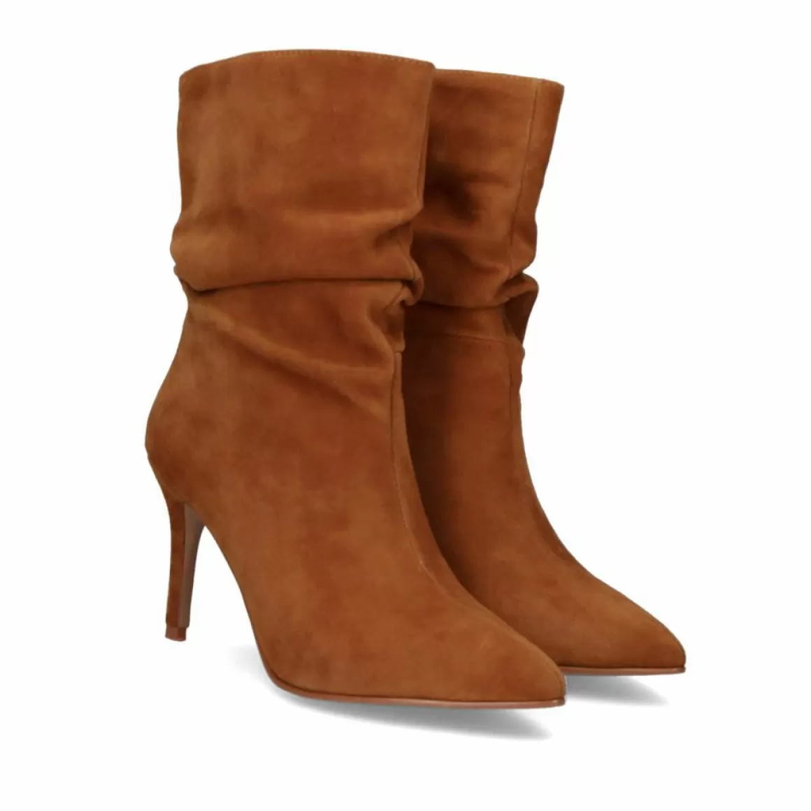 Exe Shoes Botinhas>Dragon Drapeado Diana-110 Camel Sude