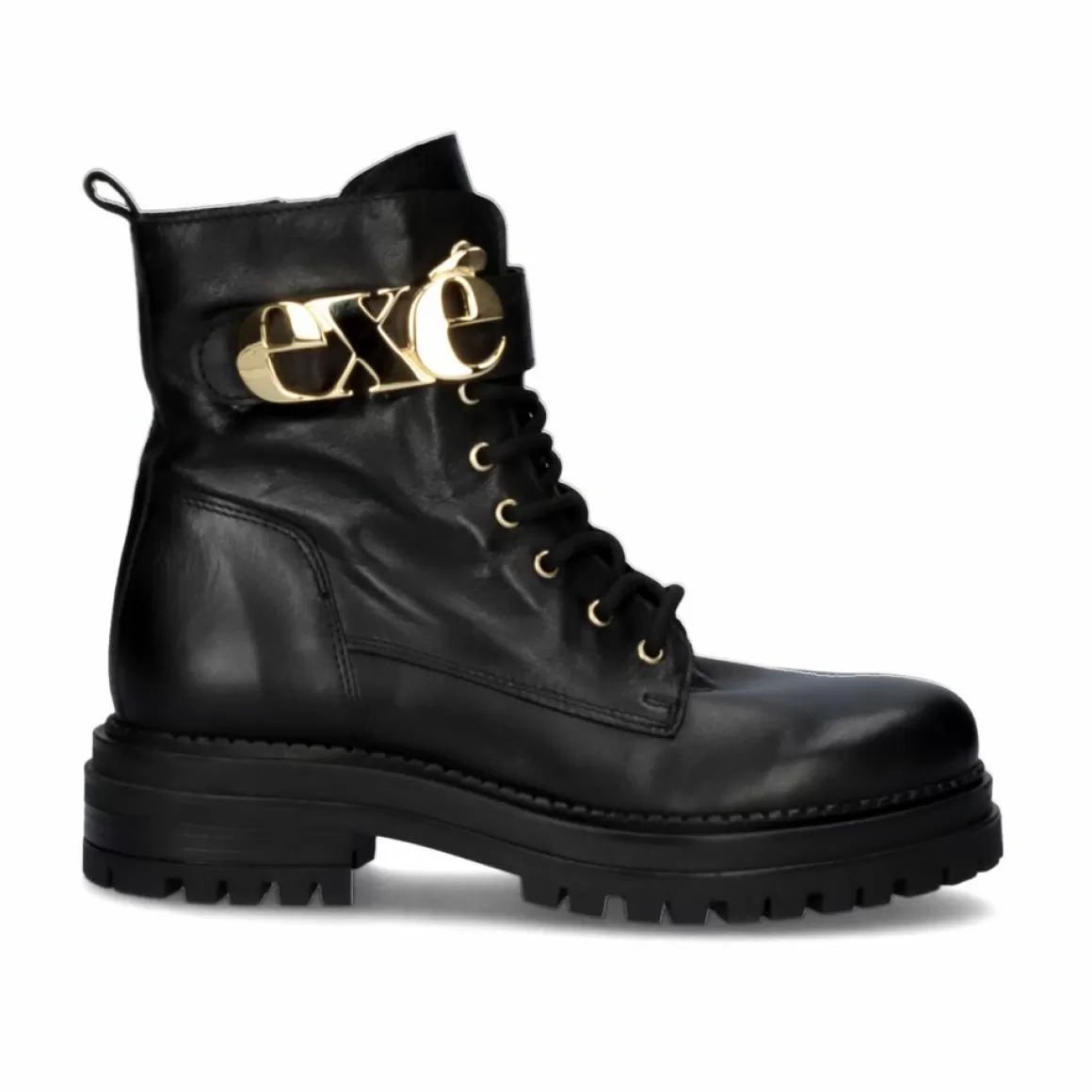 Exe Shoes Botinhas>Espolio Estilo Militar 723Kb Preto