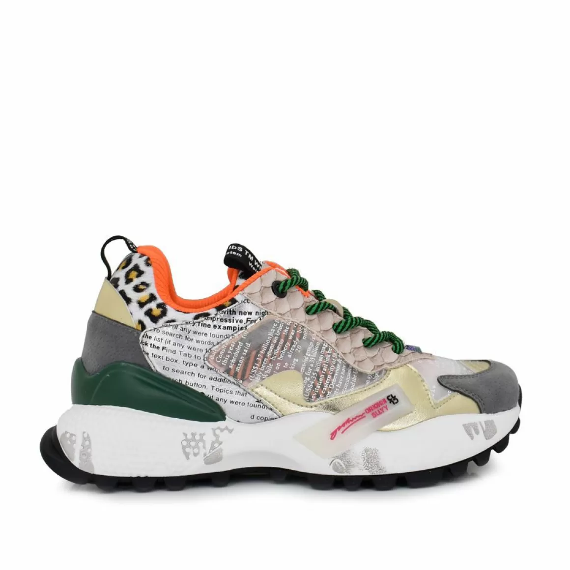 Exe Shoes Sapatilhas E Tenis>Exe Tenis Com Detalhes Verdes 19V03-6