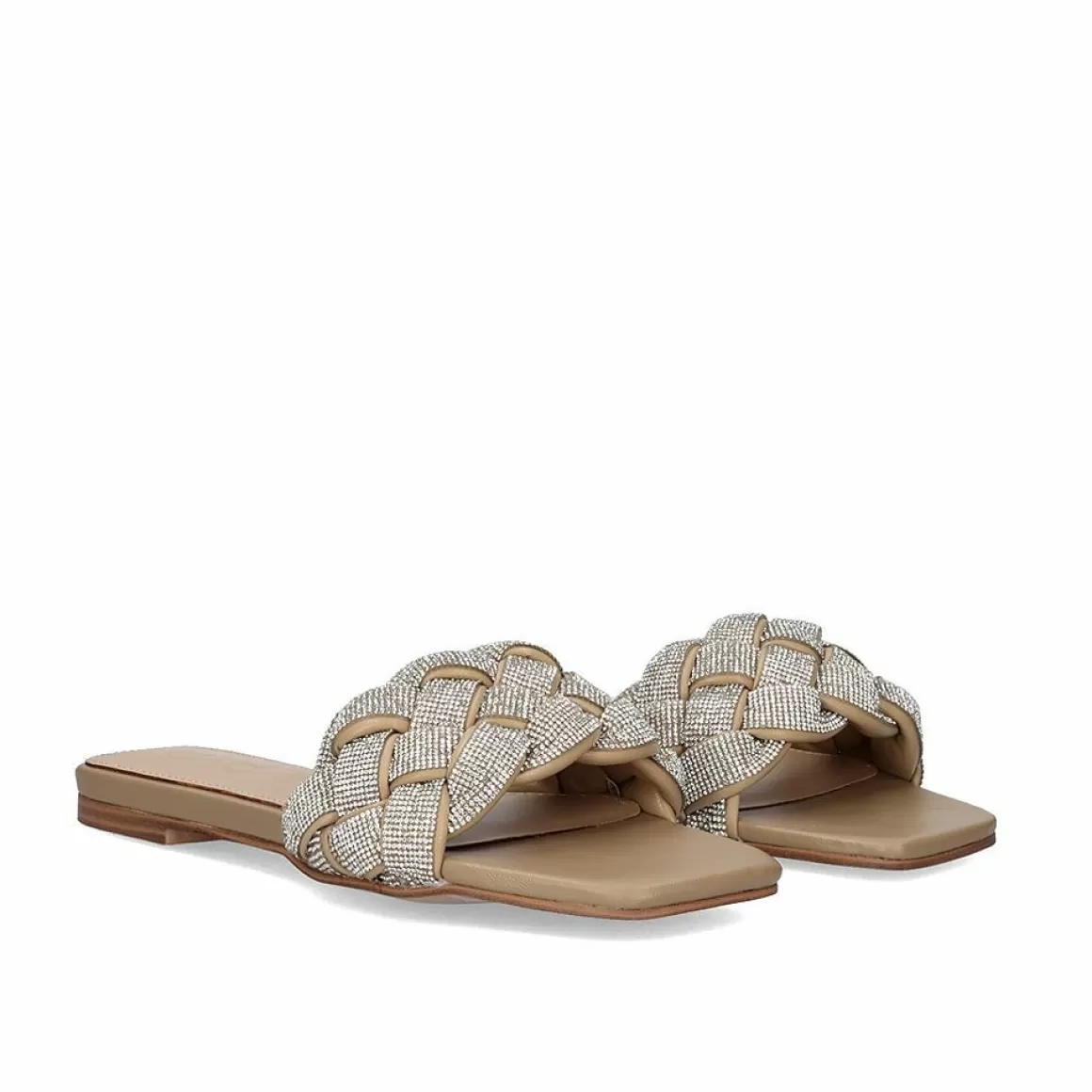 Exe Shoes Sandálias Planas>Flat Sandal Kelly-658 Taupe
