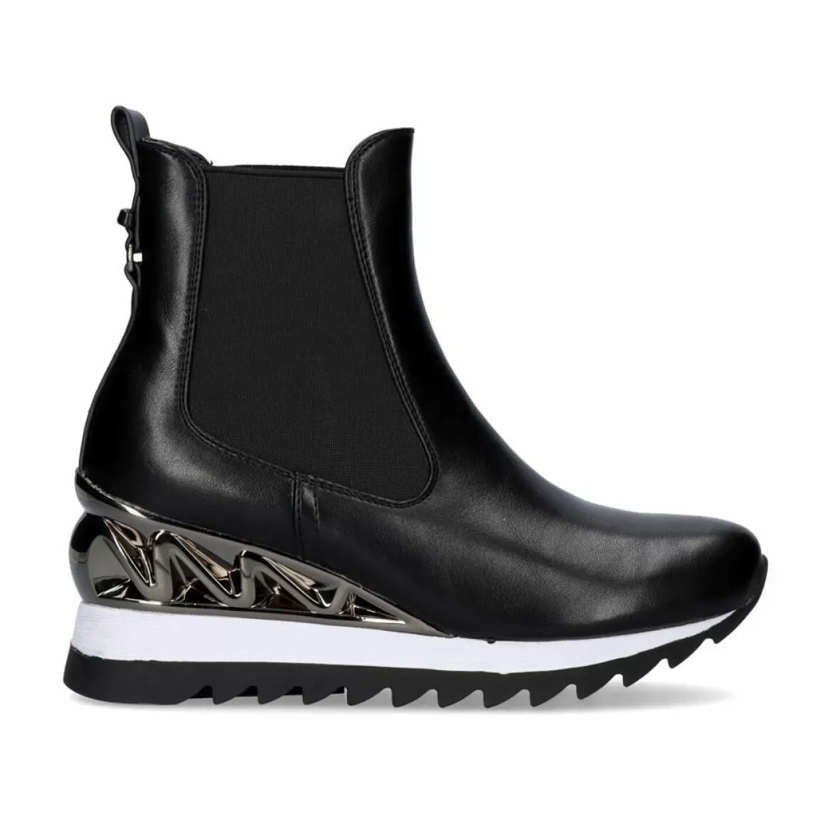 Exe Shoes Botinhas>Meia Com Cunha Y2327-H295 Em Preto
