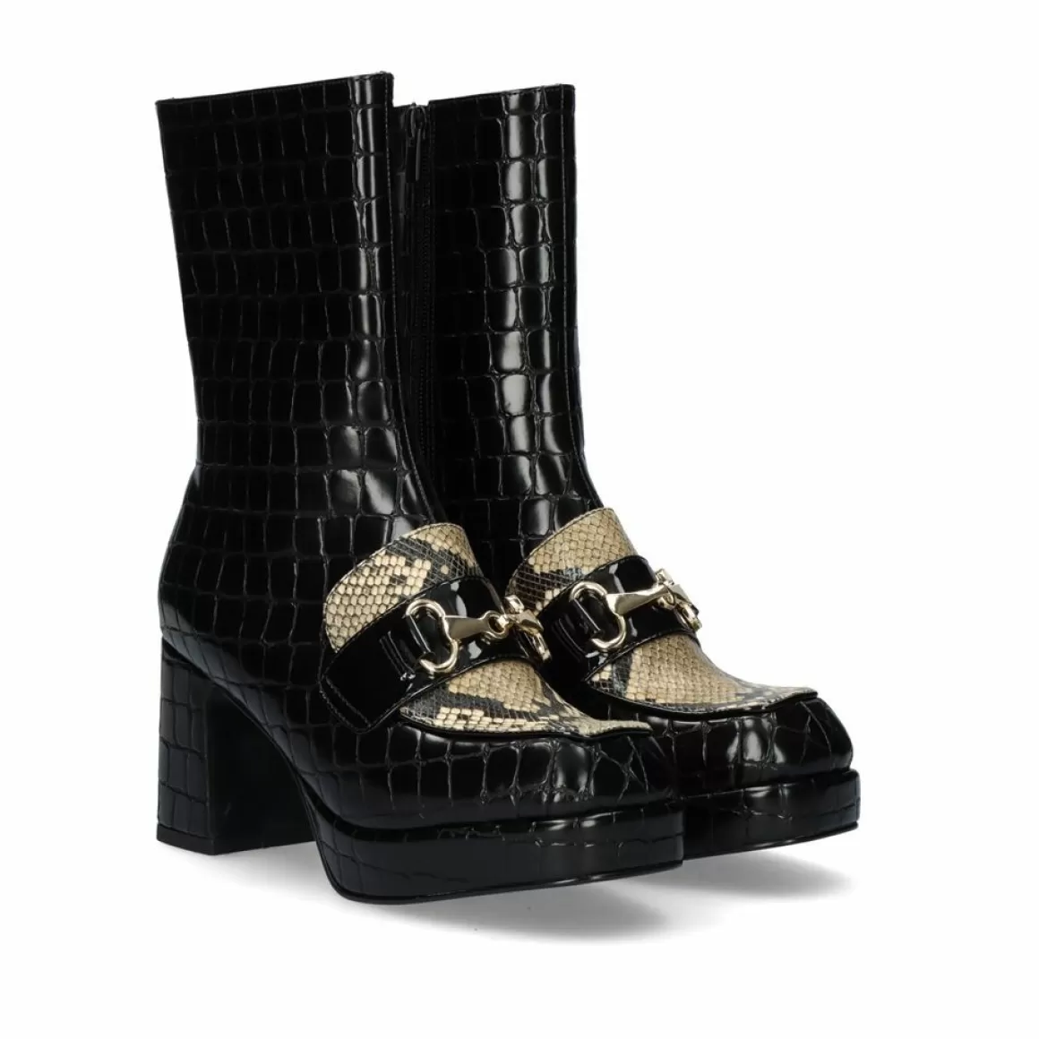 Exe Shoes Flat Shoes>Mocassim Exe Marion-889 Coco Preto