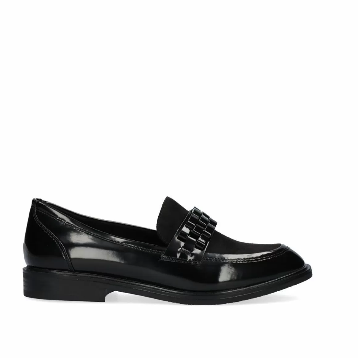 Exe Shoes Flat Shoes>Mocassim Exe Violet-419 Preto