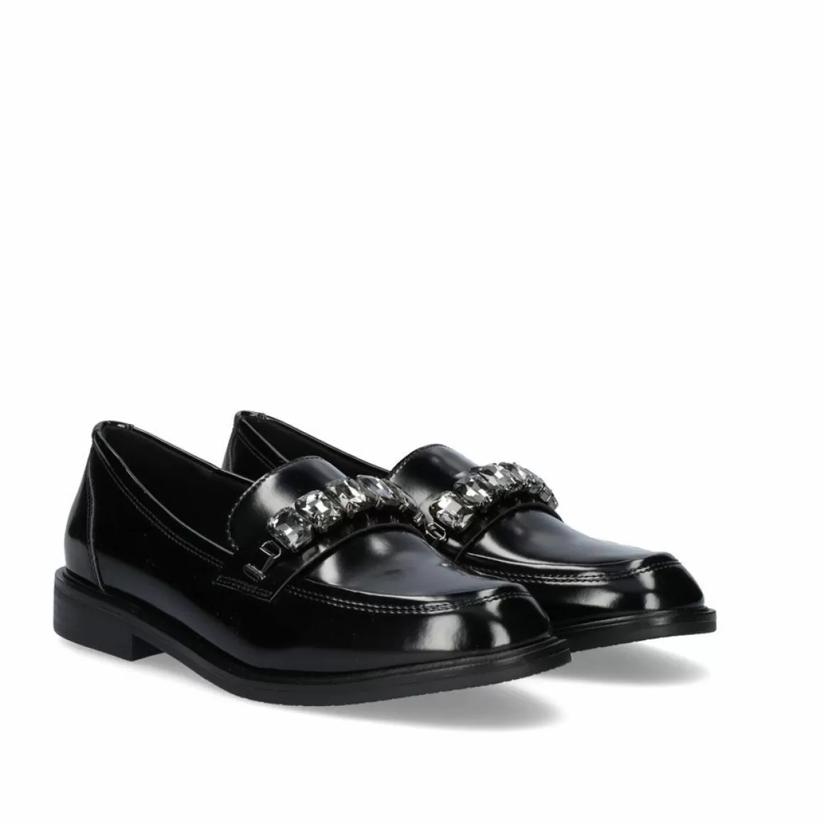 Exe Shoes Flat Shoes>Mocassim Exe Violet-471 Preto
