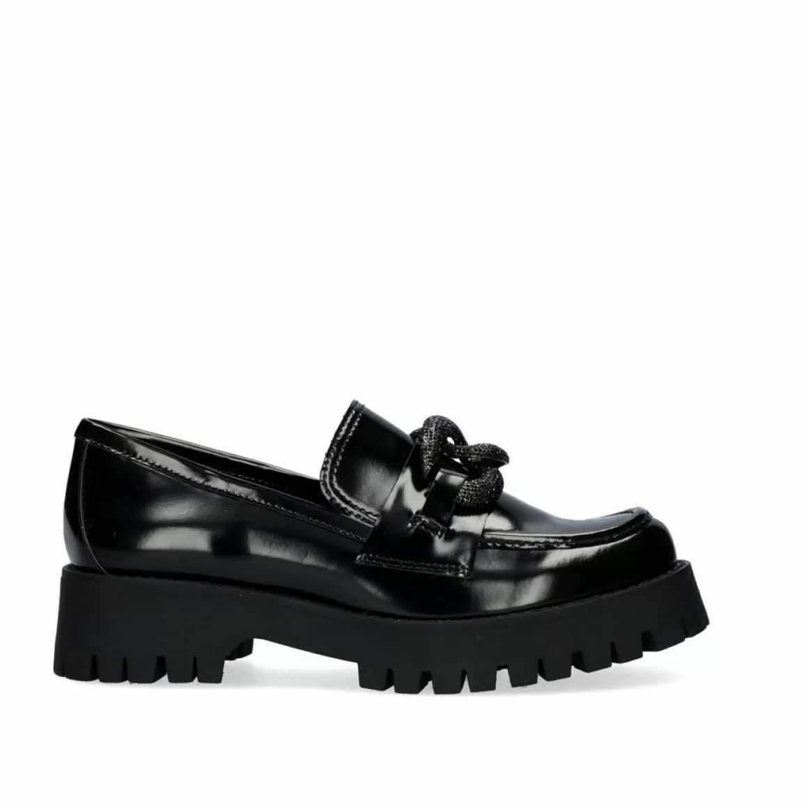 Exe Shoes Flat Shoes>Mocassim Ninetta-650 Preto