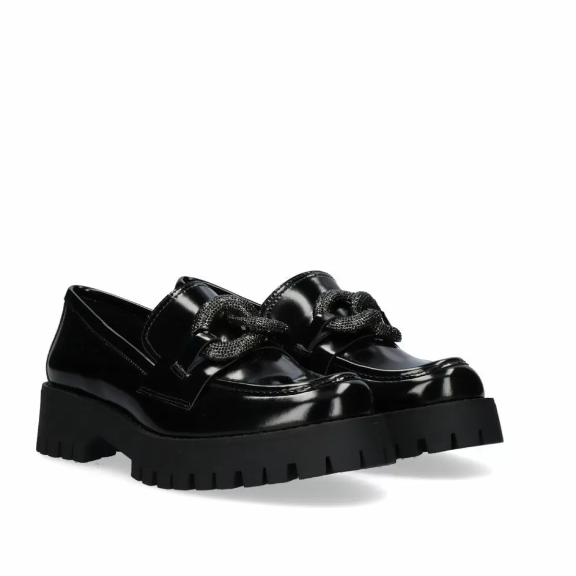 Exe Shoes Flat Shoes>Mocassim Ninetta-650 Preto