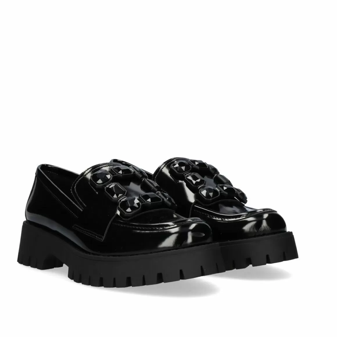 Exe Shoes Flat Shoes>Mocassim Ninetta-670 Preto