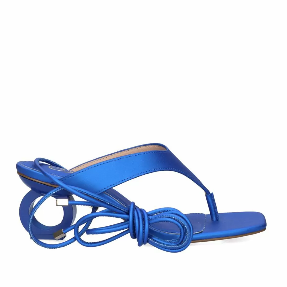 Exe Shoes Sandálias De Salto>Novo Sandalia De Salto Baixo Brenda-314 Azul