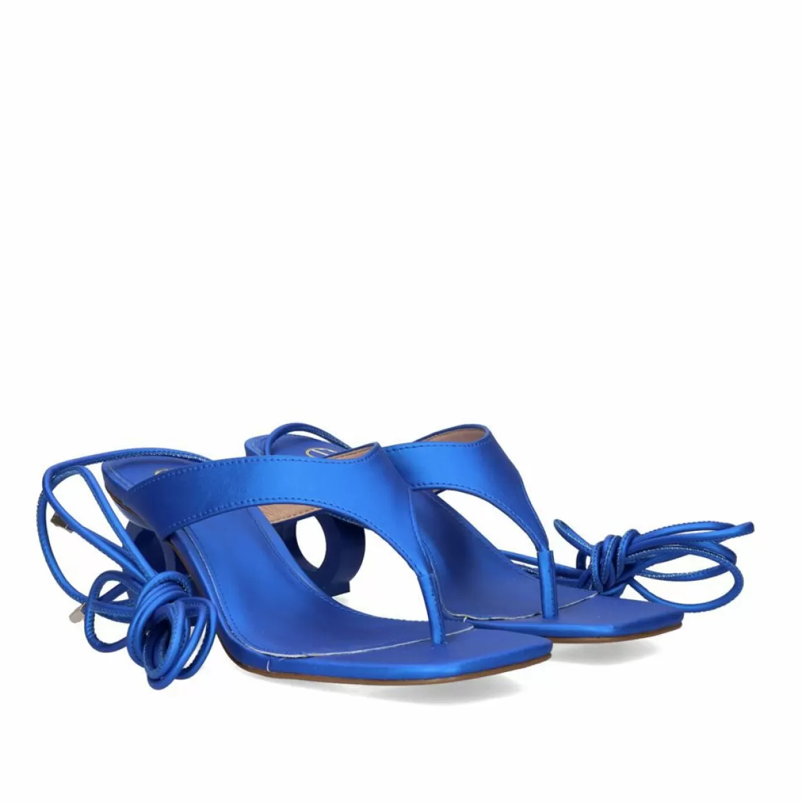 Exe Shoes Sandálias De Salto>Novo Sandalia De Salto Baixo Brenda-314 Azul