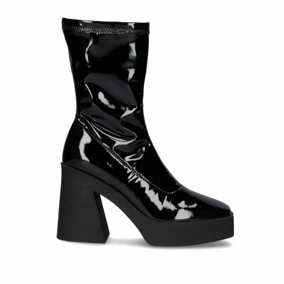 Exe Shoes Botins>Salto Alto Vf1668-1A Em Couro Envernizado