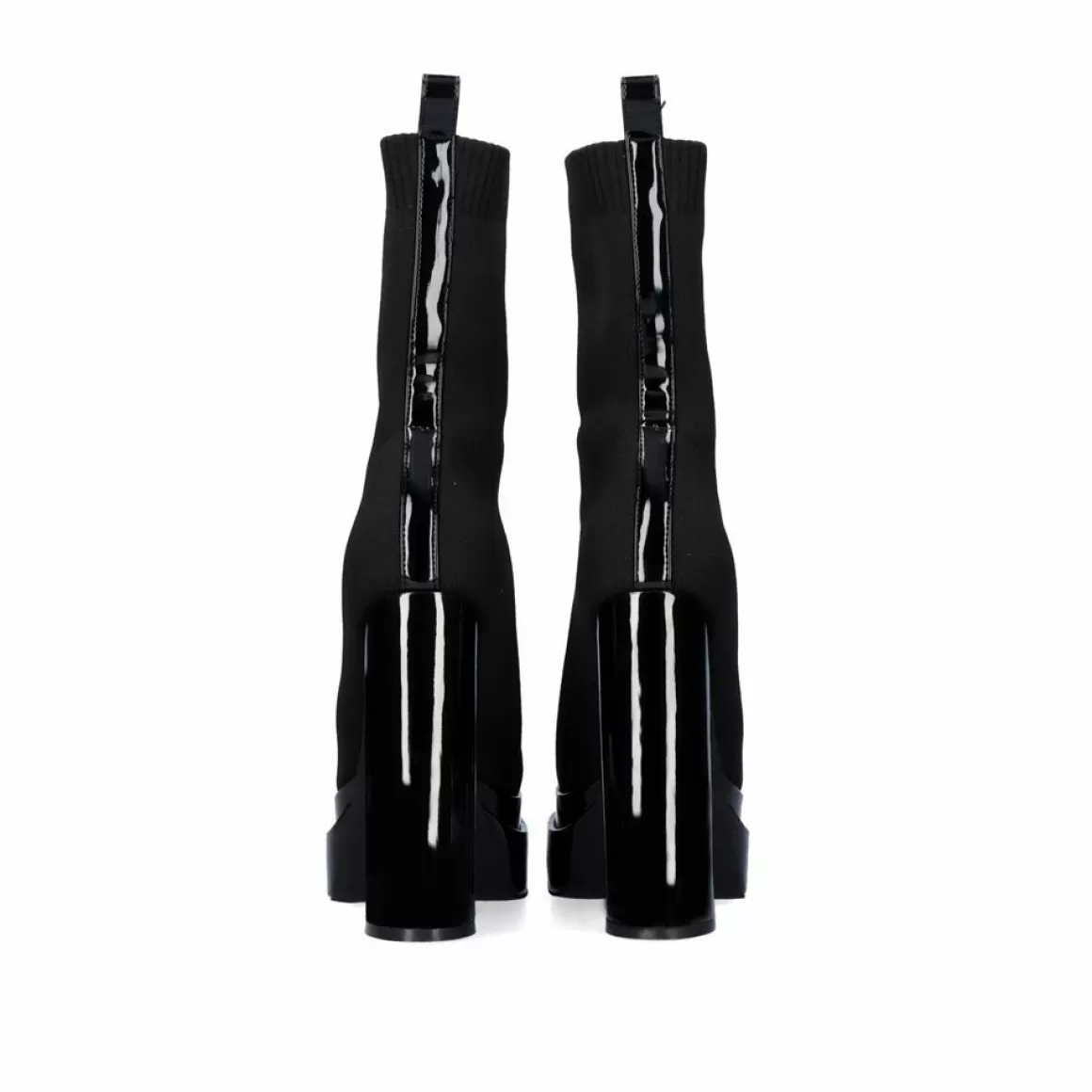 Exe Shoes Botinhas>Salto Esatilo Meia Com Plataforma Dupla T3729-L1561 Em Preto