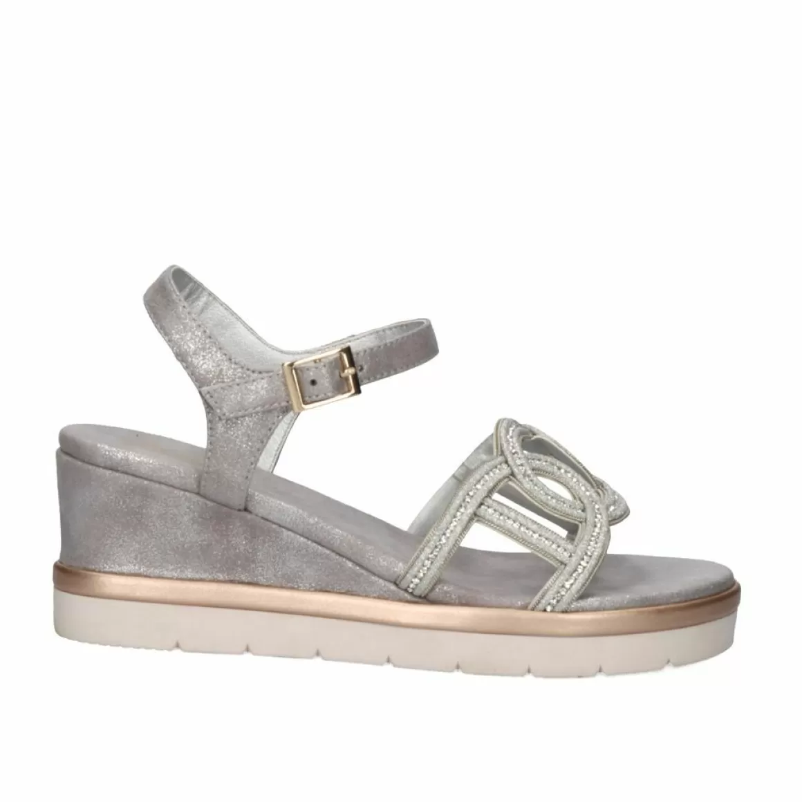 Exe Shoes Cunhas>Sandalia Com Cunha Ipanema-952 Silver