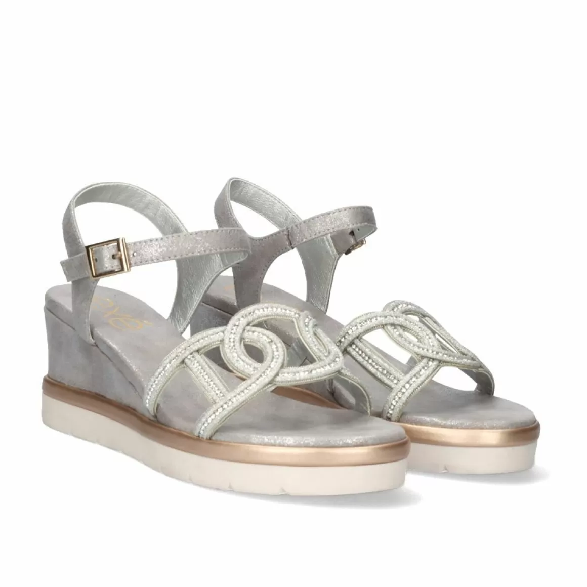 Exe Shoes Cunhas>Sandalia Com Cunha Ipanema-952 Silver