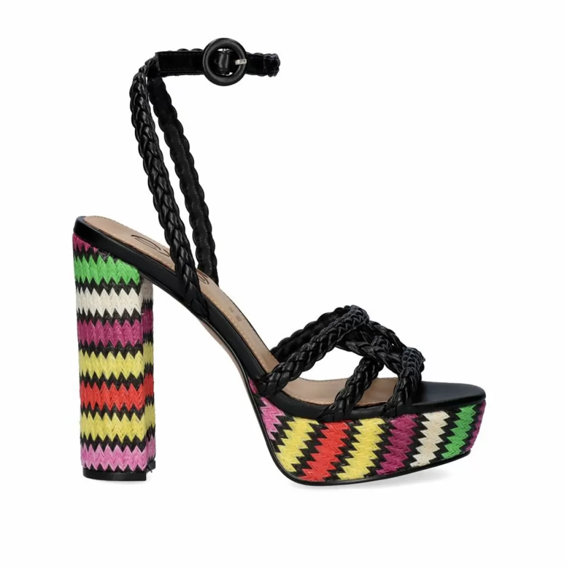Exe Shoes Sandálias De Salto>Sandalia De Calcanhar Ophelia-510 Preto