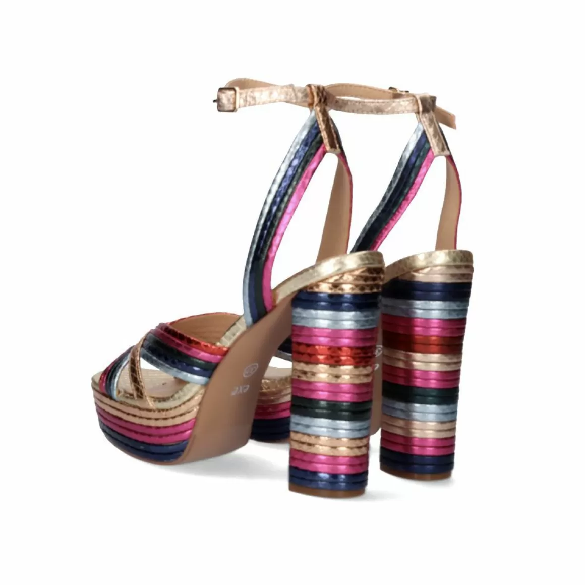 Exe Shoes Sandálias De Salto>Sandalia De Calcanhar Ophelia-832 Multicolor