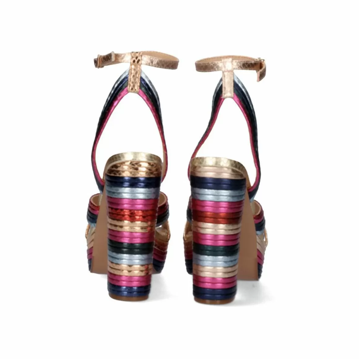 Exe Shoes Sandálias De Salto>Sandalia De Calcanhar Ophelia-832 Multicolor