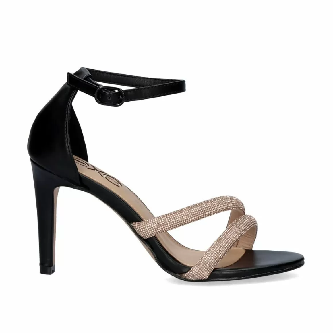 Exe Shoes Sandálias De Salto>Sandalia De Calcanhar Rebeca-233 Preto