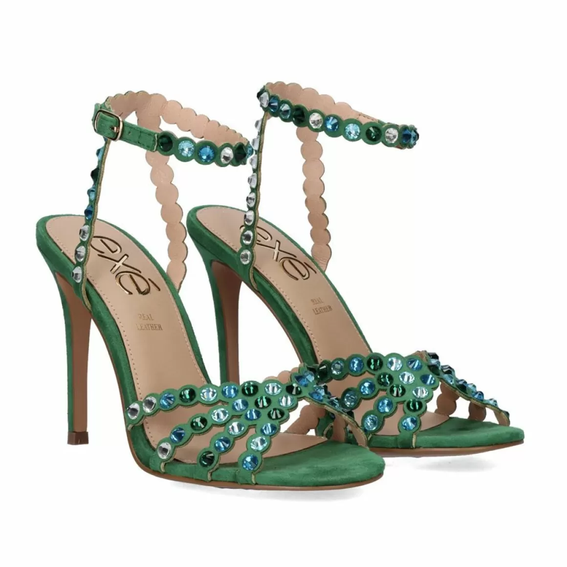 Exe Shoes Sandálias De Salto>Sandalia De Salto 23V Exe Jenny-913 Verde