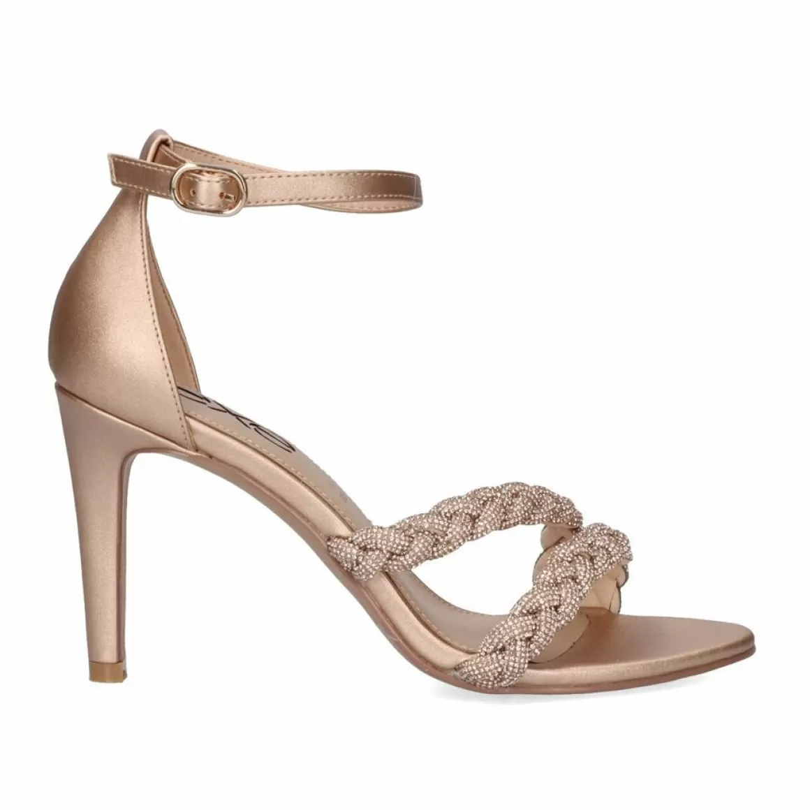 Exe Shoes Sandálias De Salto>Sandalia De Salto Alto Rebeca-241 Rosa Dourado