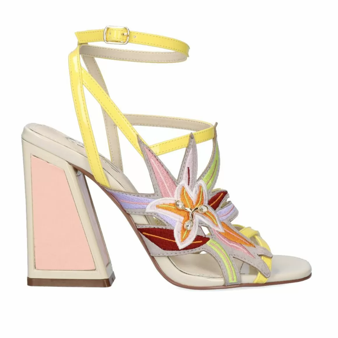 Exe Shoes Sandálias De Salto>Sandalia De Salto Amarelo 23V Dominic-539